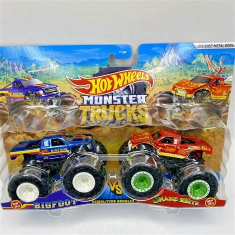 Hot Wheels *BIGFOOT VS SNAKE BITE* Demolition | Ubuy India