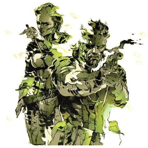 Metal Gear Solid 3 Cover Design by Yoji Shinkawa | Metal gear, Snake ...