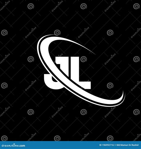 JL Logo. J L Design. White JL Letter. JL/J L Letter Logo Design Stock ...