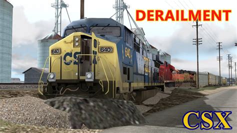 Derailment train - CSX Train - YouTube