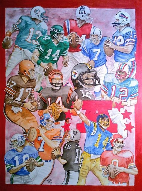 Pin by Chris Nugent on Pro Football art | Retro football, Pro football ...