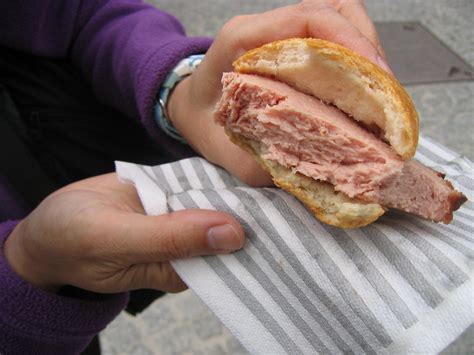 leberkase | leberkase (some sort of meat loaf) sandwich. ver… | Flickr