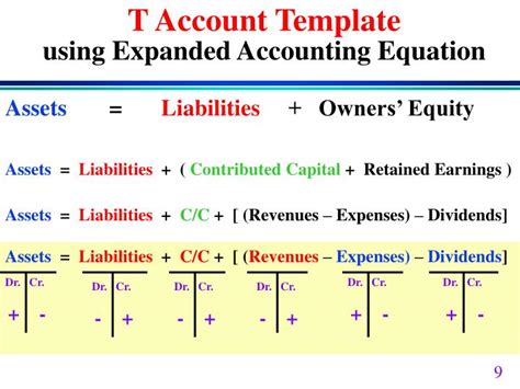 Expanded Accounting Equation Template - Tessshebaylo