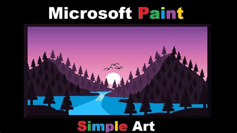 Simple Drawing in MS Paint Tutorial Part - 5 | F5 Classes - YouTube