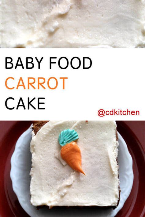 Baby Food Carrot Cake Recipe | CDKitchen.com