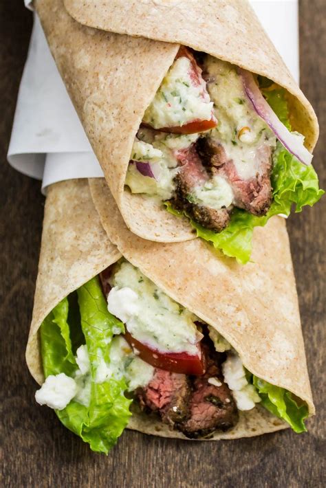 Steak Gyro Wraps