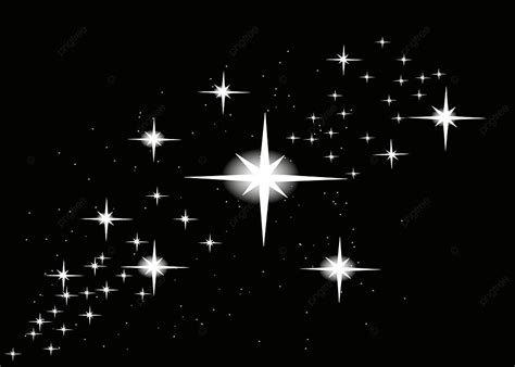 White Sparkle Star In The Dark Night Background Blue Sparkle Background ...