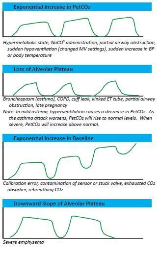 Capnography - Abnormal Waveforms | Member Login | Oakes Academy