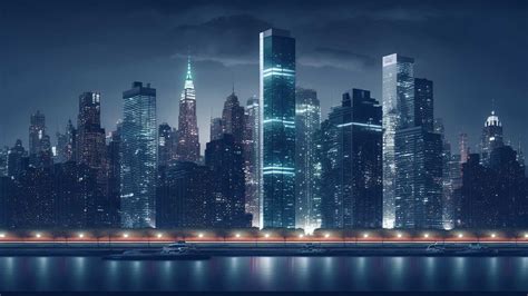 City_Skyline_Night | Secure the Grid