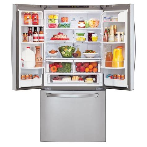 LG LFC22770ST 30 in. W 21.8 cu. ft. French Door Refrigerator in ...