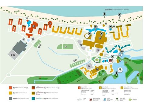 Playa del hotel Barceló Bávaro Palace Deluxe Punta Cana Map, Bavaro ...