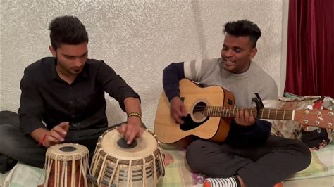 falak tak on guitar | falak tak chal sath mere tabla beats | #tabla # ...