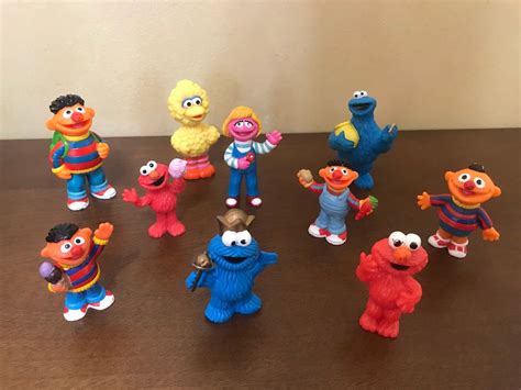 Vintage PVC Sesame Street Figurines CHOOSE ONE Prairie Dawn Ernie ...