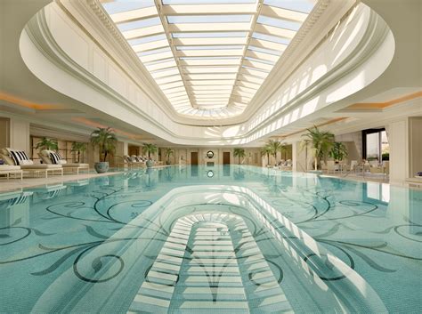 Luxury hotel indoor swimming pool : r/pics