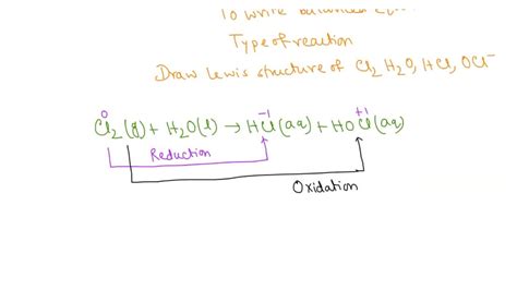 SOLVED: The reaction of chlorine gas with water results in the ...