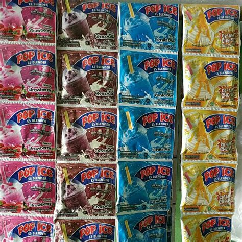 Jual Pop Ice Es blender sachet | Shopee Indonesia