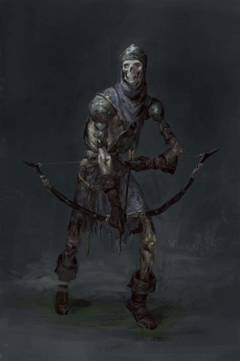 skeleton archer by Llyncis | Diseño de personajes de fantasía ...