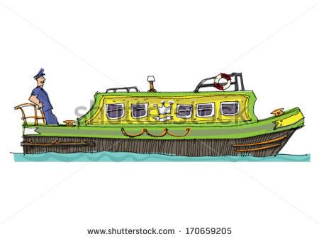 clipart canal boat - Clipground