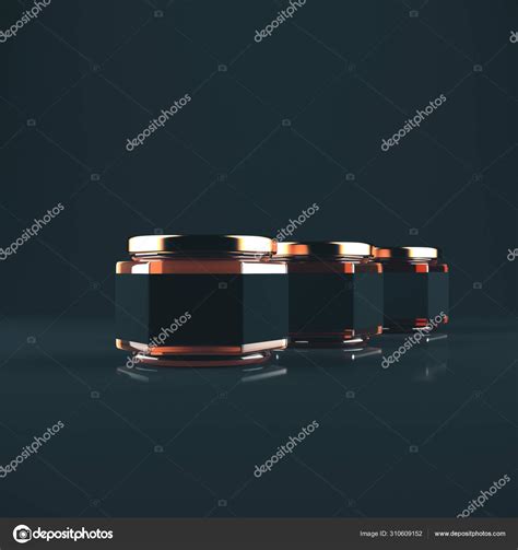 Empty label jam jars Stock Photo by ©peshkova 310609152