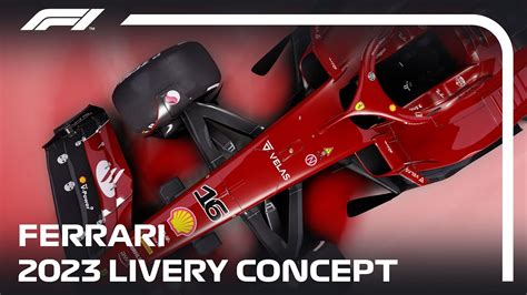 Video: Ferrari 2023 F1 livery concept