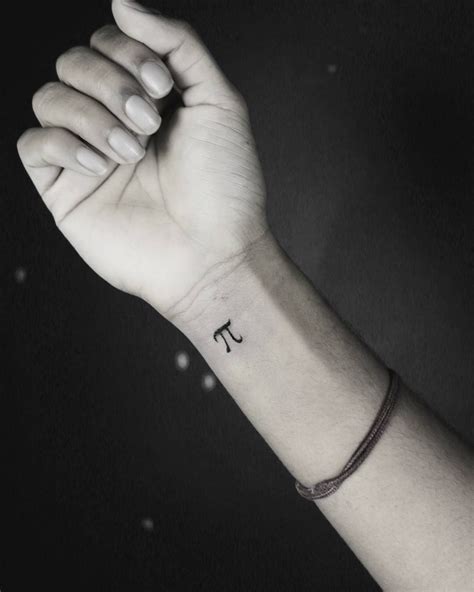 PI symbol tattoo @stellatxttoo stellatxttoo Pi Tattoo, Glyph Tattoo ...