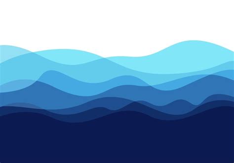 Free Vector | Ocean sea blue wave with ripples background