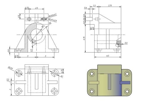 AutoCAD 3D Drawing Mechanical - Cadbull