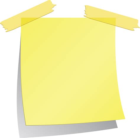 Paper Post-it note Adhesive tape Yellow - sticky notes png download ...