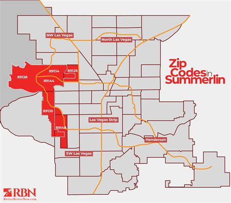 Zip Codes in Summerlin, NV | Summerlin Zip Code Map