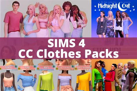 43+ Sims 4 CC Clothes Packs For Every Style - We Want Mods