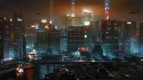 Here's some beautiful new Cyberpunk 2077 concept art . Game24.pro ...