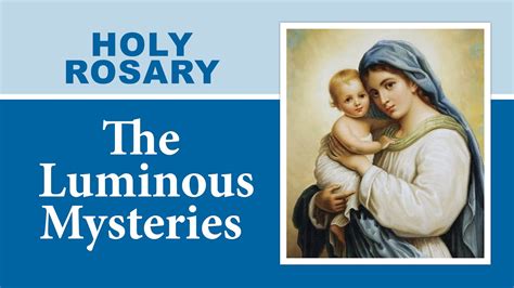 Luminous Mysteries of the Rosary [Thursday] | Reflective Holy Rosary in ...