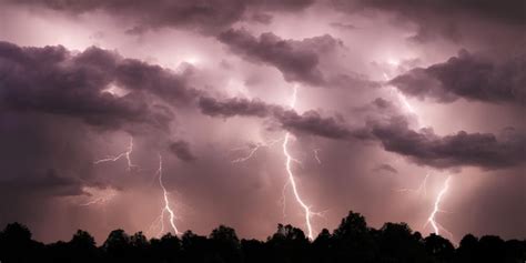 Premium Photo | Thunderstorm clouds