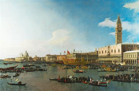 Canaletto, «Venice: The Basin of San Marco on Ascension Day» — Holst ...