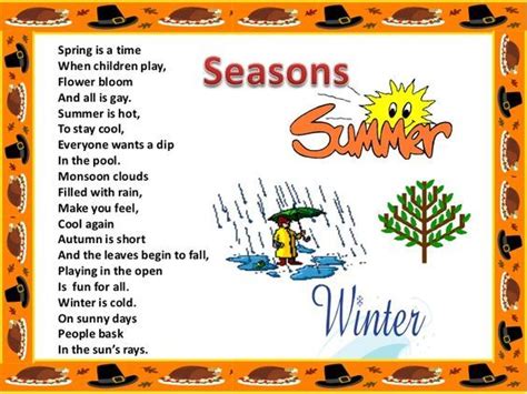 Spring Season Poem In English: | Poems in english, Seasons poem, Poetry ...