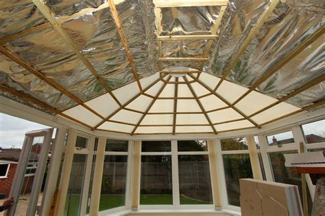 The conservatory insulation process | Conservatory roof, Conservatory ...