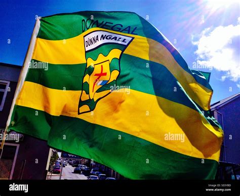 Donegal flag Ireland Stock Photo - Alamy