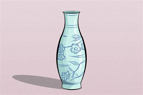 How To Draw A Easy Flower Vase Step By | Best Flower Site