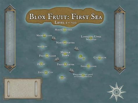 Bản Đồ Blox Fruit Sea 1 2 3 [2024] - Các Đảo Trong Blox Fruit, Vị Trí Map