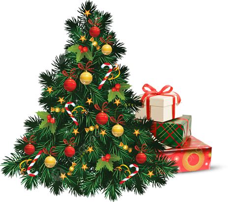 Cool Christmas Vector Hd Images, Cool Christmas Tree Vector Material ...