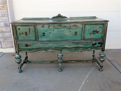 I refinished this antique buffet!! | Painted furniture | Pinterest ...