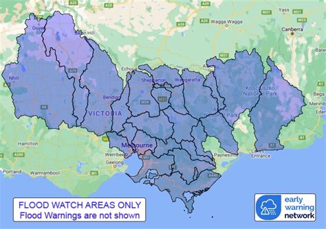 VIC Flood Watch: Gippsland, Central and Northern Victoria - ewn.com.au ...