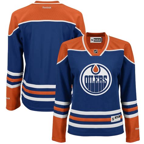 Edmonton Oilers Reebok Women's Premier Home Jersey - Royal