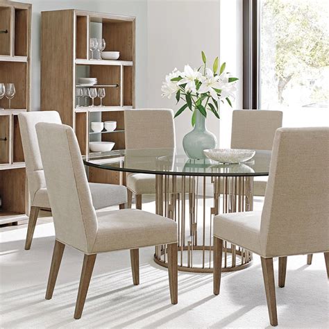 Modern Round Glass Dining Table | designinte.com