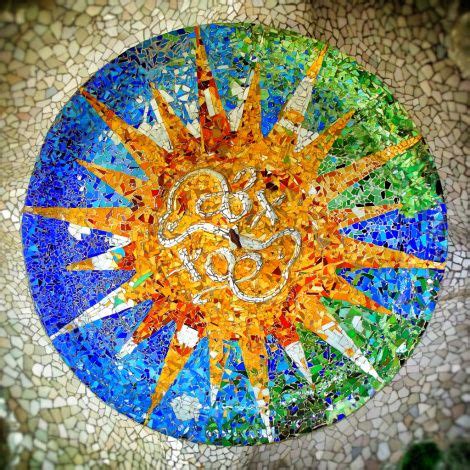 Park Guell – Works of Antoni Gaudí – Barcelona, Spain | Gaudi mosaic ...