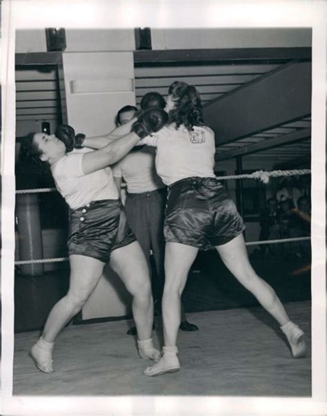 Powerful Vintage Photo of Women Boxing