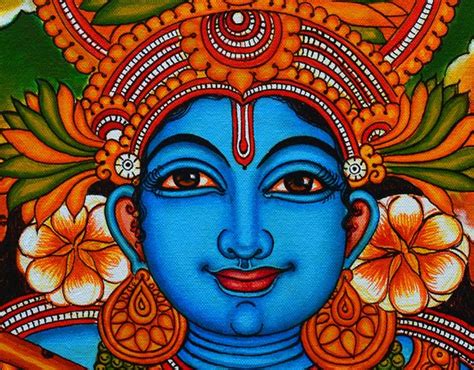 Krishna Kerala Mural | Kerala Mural Painting