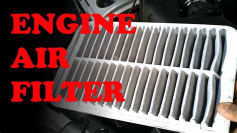 How to Change an Engine Air Filter - YouTube