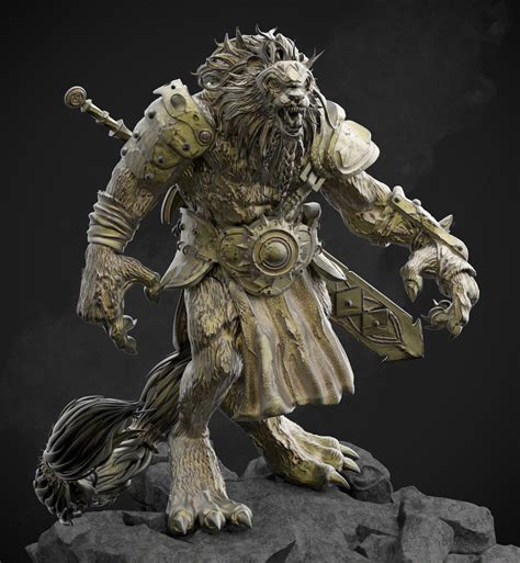 Lion Warrior | Fantasy art warrior, Warrior, Creature art