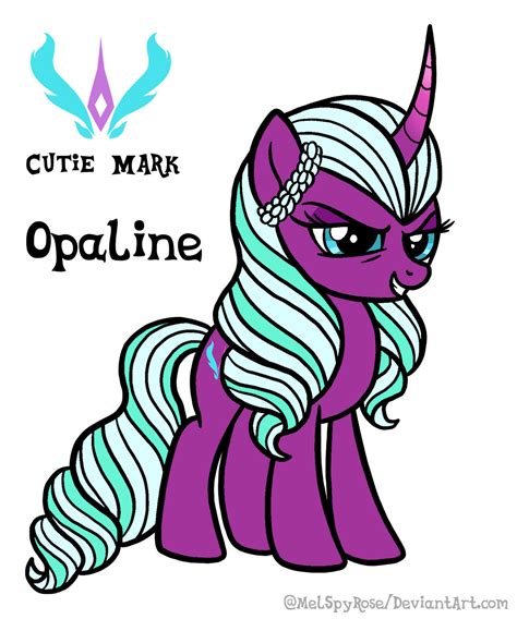 Opaline (MLP G4 version) by MelSpyRose on DeviantArt